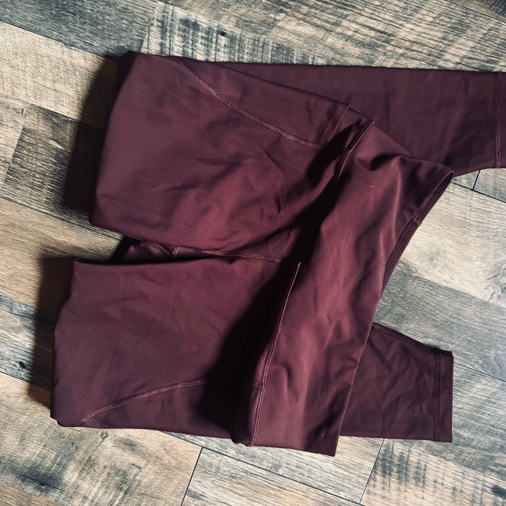 Maroon ON Powersoft High-Waisted Leggings - Picture 8 of 9